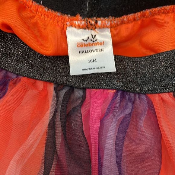 CELEBRATE 18M Lined Halloween Tutu - Picture 3 of 3